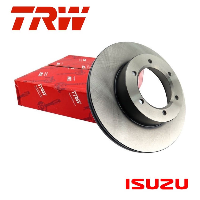 TRW จานเบรค (หน้า-หลัง) ISUZU DMAX ALL NEW D-MAX MU7 MU-X ปี TFR RODEO TROOPER จานดิสเบรก ทีอาร์