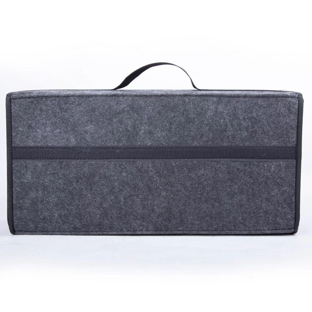 NOVAE รถ Trunk Organizer อุปกรณ์ตกแต่งภายในอัตโนมัติพับ Felt ผ้า Anti Slip กล่องเก็บของท้ายรถขนาดใหญ่ ราคา ถูกที่สุด ดีลบีเคเค แกลเลอรีภาพที่ 7