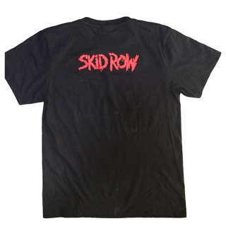 เสื้อยืดครอปctPZ   ผ้า เสื้อวงร็อค Skid Row Tshirt Rock เสื้อยืดวงร็อค Skid RowS-5XL