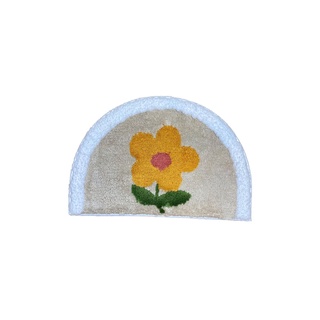 -Sunflower rug- 🌷พรมแต่งห้อง Sunflower ขนนุ่ม หนา ซับน้ำได้ดี มีแผ่นกันลื่น