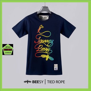 Beesy เสื้อคอกลม ชาย หญิง รุ่น Tide rope  สีกรม