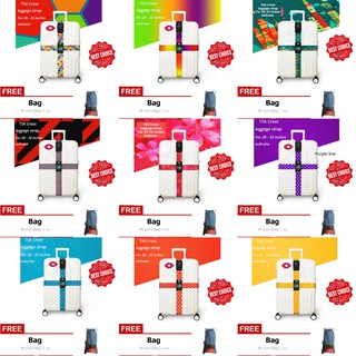 YHL รุ่น TVKTSA01 TSA Lock ที่รัดกระเป๋าเดินทาง สายรัดกระเป๋าเดินทาง แฟชั่น ที่รัดแบบมีรหัสล็อค ยาว 4 เมตร Luggage Strap