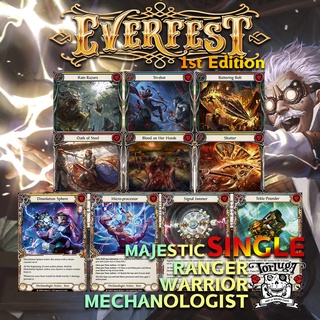 Everfest Warrior/Ranger/Mechanologist Mejestic  | EVR - A | Flesh and Blood TCG Single | การ์ดแรร์ระดับ M ขายแยกใบ