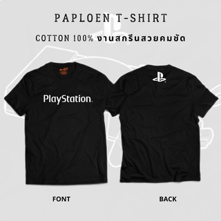 เสื้อยืดผ้าคอนตอนแท้ ลาย Ps ใส่ได้ทั้งชาย-หญิง [211-212]