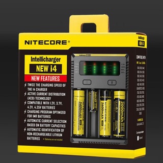 เครื่องชาร์จถ่าน nitecore NEW i4 ของแท้ รับประกัน