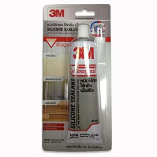 Sealing materials 3M CLEAR NON ACETIC SILICONE 60ML. Construction chemicals Construction material วัสดุประสาน อุดรอยรั่ว