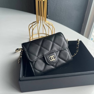 กระเป๋า CHANEL WALLET ONCHAIN CAVEAR GHW HARDWARE 💛