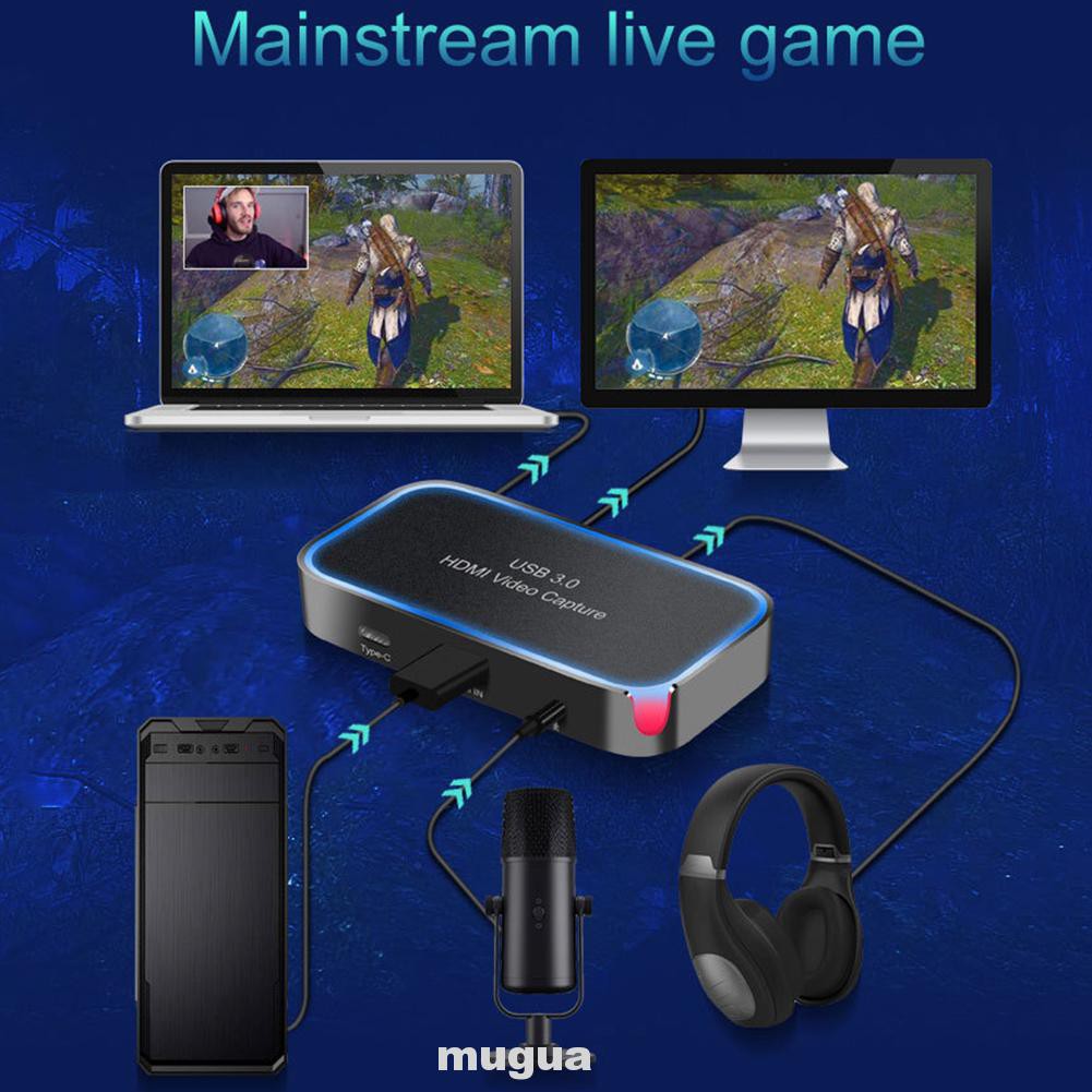 Computer Game Broadcast USB 3.0 Recording Plug And Play Live Streaming
