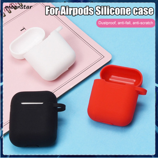 Ms เคสซิลิโคนนิ่ม ป้องกันรอยขีดข่วน ยืดหยุ่น สําหรับ AirPods 1/2