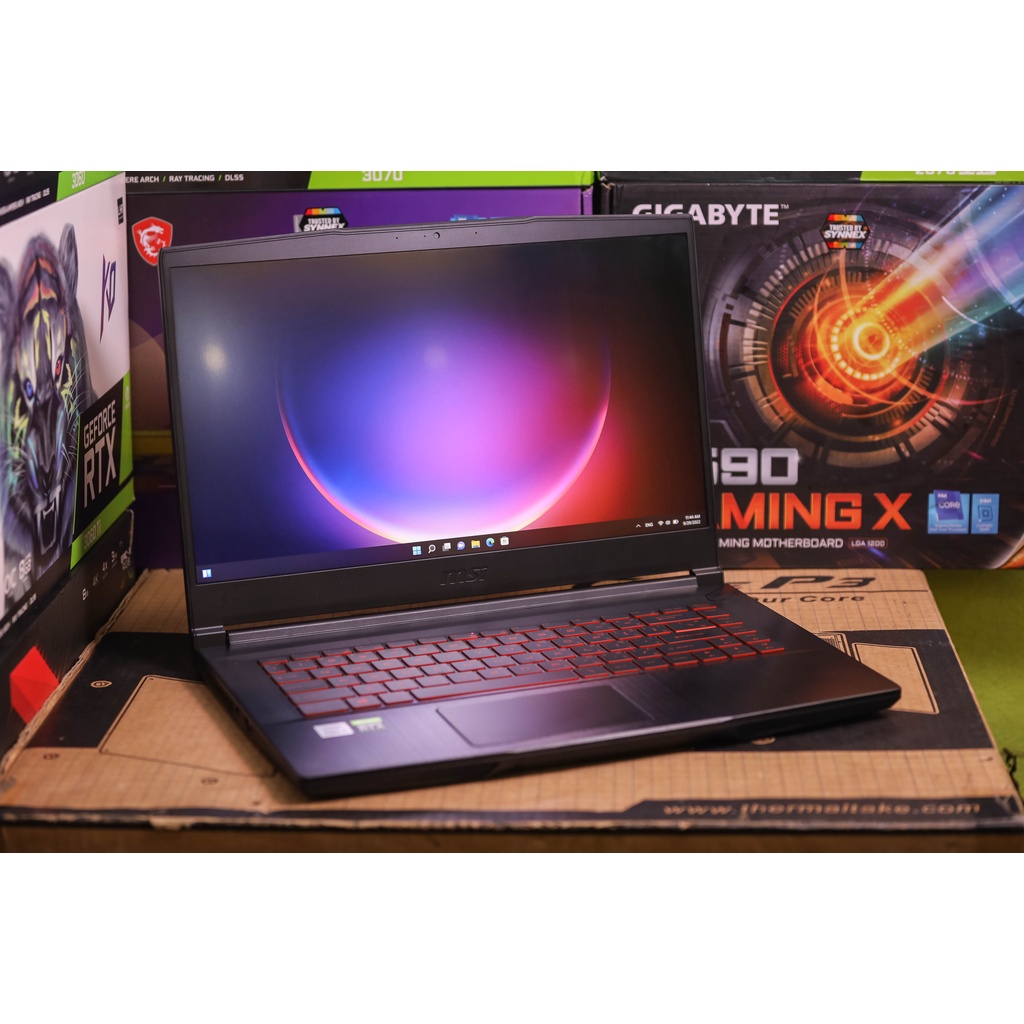 Notebook มือสอง MSI GF65 Thin สภาพสวย I7-10750H การ์ดจอ RTX3060