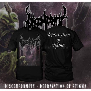 เสื้อยืดผู้ชาย เสื้อยืด ลาย Depravation Of Stigma DISCONFORMITY S-5XL