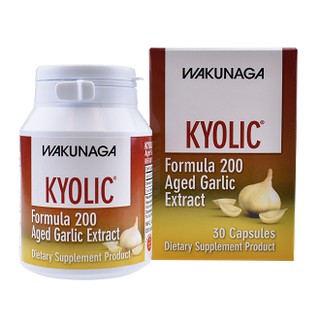 NUTRAKAL KYOLIC 200 กระเทียมบ่มสกัด ลดโคเลสเตอรอล 30 แคปซูล ช่วยลดอันตรายจากสารพิษต่างๆ ในร่างกาย ความดัน