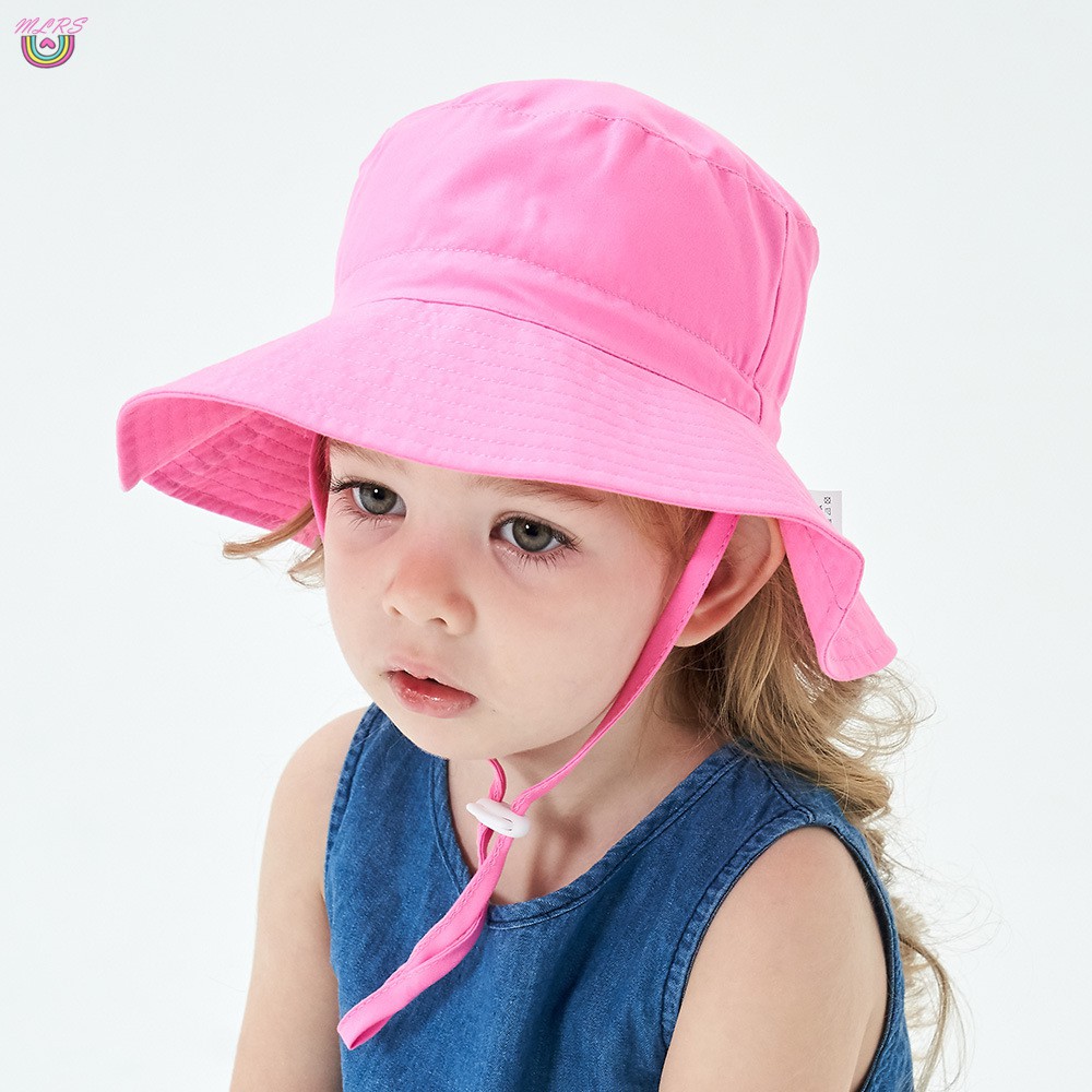 MS Baby Sun Hat Children Beach Girls Bucket Hats Cartoon Infant Caps UV ...