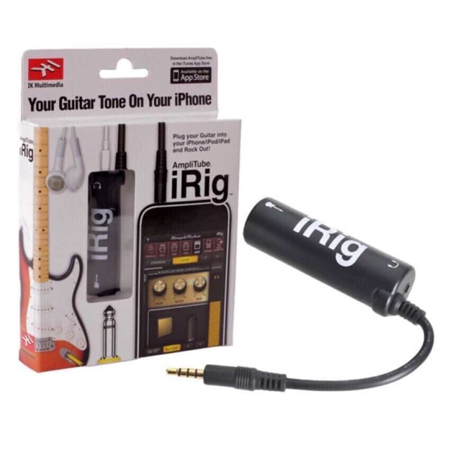 ลดราคา IRig AmpliTube Effect Guitar อุปกรณ์เพิ่มเอฟเฟคเสียงต่อกีต้าร์กับ Iphone(Black) #ค้นหาเพิ่มเติม เลนส์ทำความสะอาด อะแดปเตอร์ hdmi Power S Upply Tester สาย HDMI Video USB สายชาร์จข้อมูล