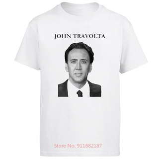 [S-5XL]GILDAN 【เสื้อเก๋ไก๋】เสื้อยืดแขนสั้น ผ้าฝ้าย 100% พิมพ์ลายกราฟฟิค Nicolas Cage Face Off สไตล์ฮาราจูกุ แฟชั่นฤดูร้อ