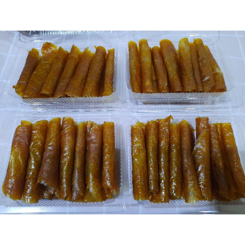 มะม่วงกวนแบบม้วน  👈🏻  รสชาติอมเปรี้ยวอมหวาน(200กรัม)
