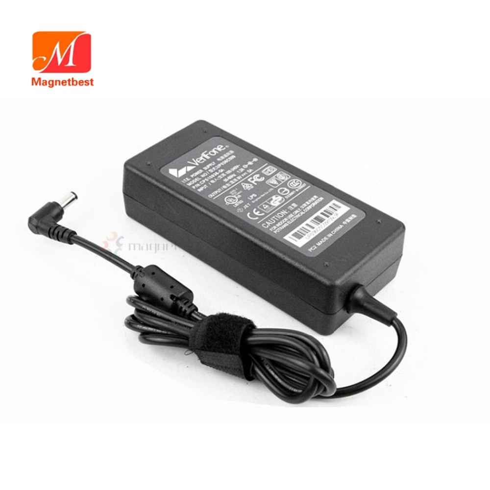9V5A AC DC Adapter Charger สําหรับ VeriFone 9V5A AC DC อะแดปเตอร์ POS เครื่องบัตรเครดิตเครื่องแหล่งจ