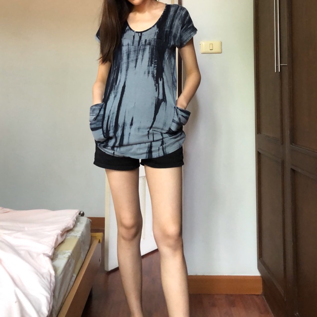 OUISET long t-shirt | เสื้อยืดตัวยาว