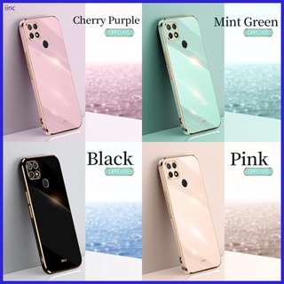 เคส OPPO A15 A15S case เคสโทรศัพท์ TPU Electroplated หรูหราคุณภาพสู