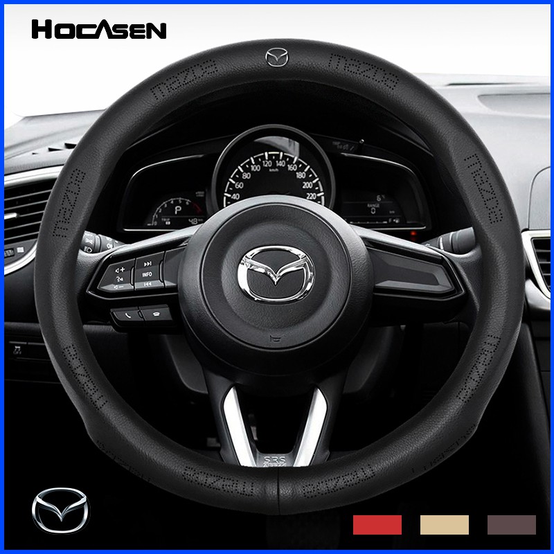 No Smell Thin All Model Mazda Leather Steering Wheel Cover Mazda 2