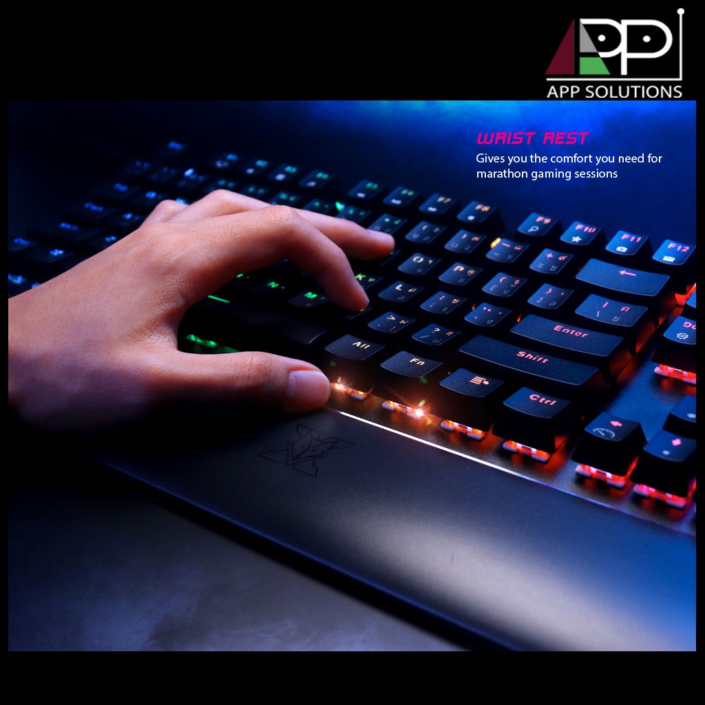 Free MousePadNUBWO KEYBOARD(คีย์บอร์ด)Gaming รุ่นTerminator X30 Black ...