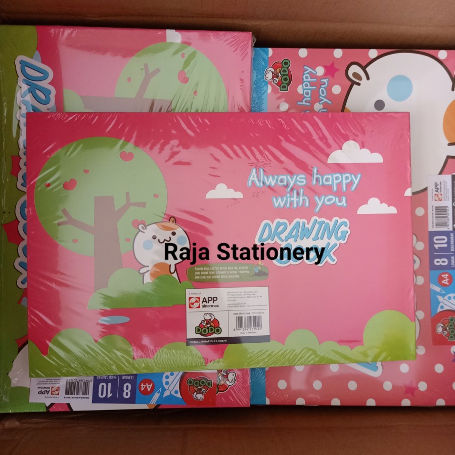 SIDU DRAWING BOOK A4 / QUALITY DODO A4 WORLD SINAR SKETCH BOOK