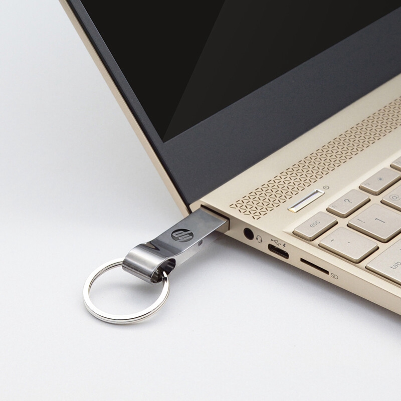 original hp v 285 usb แฟลชไดรฟ์โลหะแบบพกพา 1 tb #8