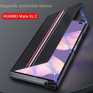 Yjd เคสโทรศัพท์มือถือหนังวัวแท้ กันกระแทก สําหรับ Huawei Mate XS2