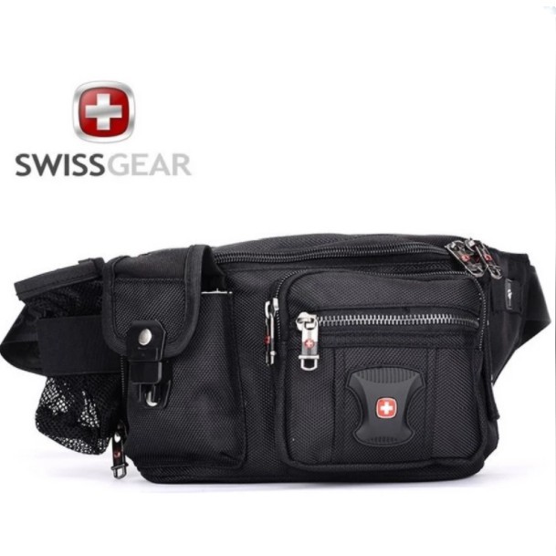 Swissgear กระเป๋าคาดเอวมัลติฟังก์ชั่นกันน้ำสำหรับเดินทาง