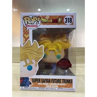 Funko Pop Dragonball Super Super Saiyan Future Trunks Exclusive 318