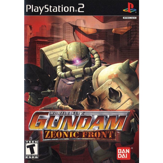 Mobile Suit Gundam: Zeonic Front (USA) PS2 แผ่นเกมps2 แผ่นไรท์ เกมเพทู