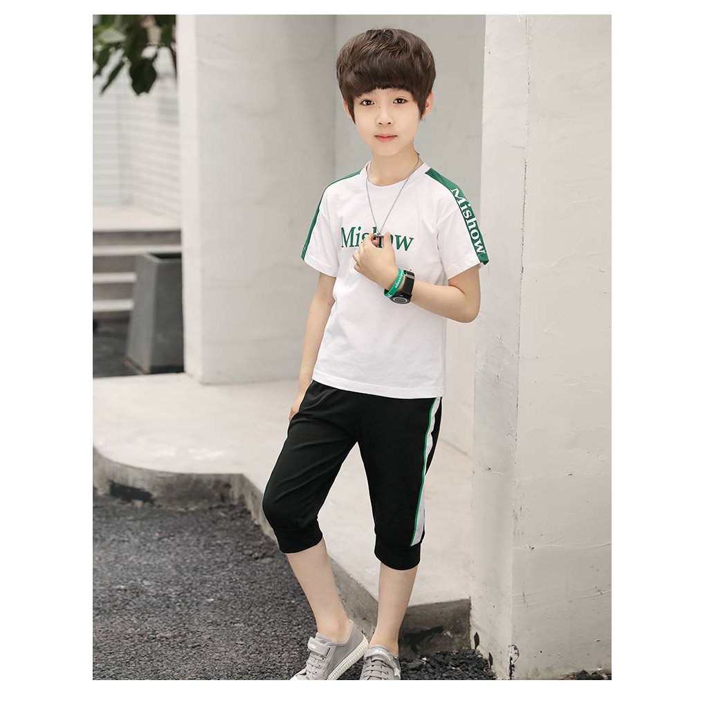 เสื้อผ้าเด็กผู้ชาย ชุดMishow ชุดลูกชาย ชุดวอร์มมีฮู้ด