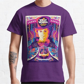 เสื้อยืดโอเวอร์ไซส์ใหม่ เสื้อยืดผ้าฝ้าย 100% พิมพ์ลาย Willy Wonka Gbgjpd52Nkoglf77 วันหยุด สําหรับผู้ชาย XS-3XLS-3XL