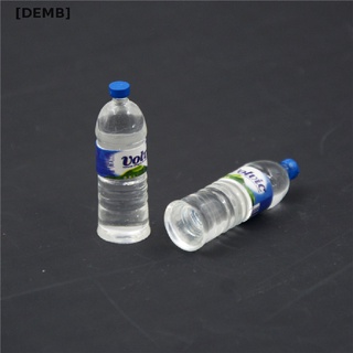 [DEMB] 2pcs Bottle Water Drinking Miniature DollHouse 1:12 Toys Accessory Collection Hot Sell