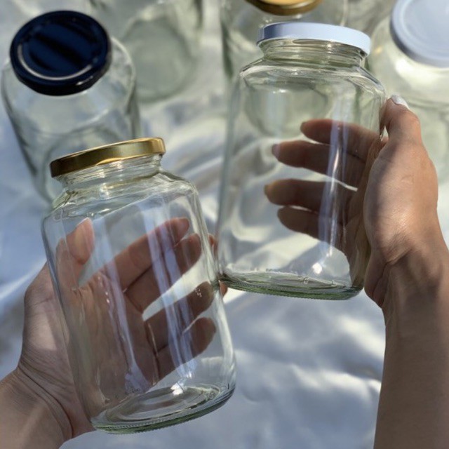 โหลแก้ว 24 ออนซ์ (720 ml.) - ผักดอง กระปุกน้ำพริก ขวดแยม ใส่พุดดิ้ง สุญญากาศ