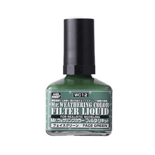 Mr.Weathering Color Filter Liquid WC12 Face Green