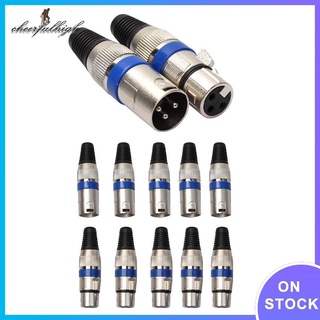 Joyprofessional Xlr 3 Pin Female แจ็คเสียบออดิโอไมโครโฟน