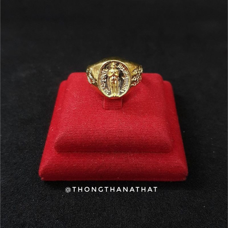 แหวนไอไข่ ขอได้ไหว้รับ ด้านในเป็นลายพิรอด **ปรับไซต์ได้** แหวนไอ้ไข่ แหวนพิรอด ไอไข่ ตาไข่ ทองธนทัต THONGTHANATHAT