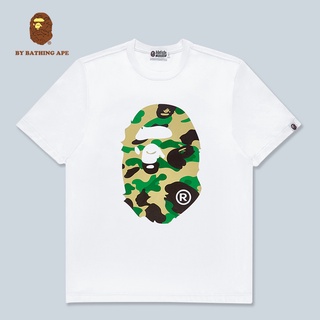 Bape ROCKY เสื้อยืดแขนสั้น ผ้าฝ้าย ทรงหลวม ขนาดใหญ่ แฟชั่นฤดูร้อน สไตล์ฮิปฮอป สําหรับผู้ชาย