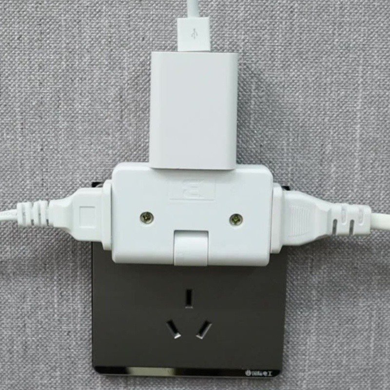 Sel ตัวแปลงซ็อกเก็ตหมุนได้ปลั๊กหลายช่องปลั๊กไฟ USB ผนังในร่ม ราคา ถูกที่สุด ดีลบีเคเค แกลเลอรีภาพที่ 8