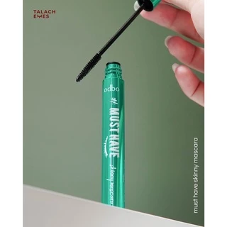Odbo Must Have Skinny Mascara #OD936 : โอดีบีโอ มัสท์ แฮฟ สกินนี่ มาสคาร่า ปัดขนตา มาสคาร่าเขียว x 1 ชิ้น beautybakery