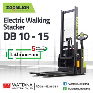 สแต็กเกอร์ไฟฟ้า รถยกไฟฟ้าขนาดกลาง รถยก รถลาก  ยกหนัก 1000-1500 กิโลกรัม Electric Walking stacker_วรรธนาอินดัสเทรียล