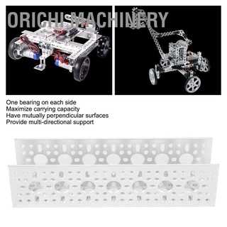 Orichi Machinery U`Channel Beam 7 หลุม 4.8x4.8 ซม. ขาตั้งหุ่นยนต์เซอร์โวสําหรับ Gobilda / Tetrix / Ftc / Frc / First / Wro