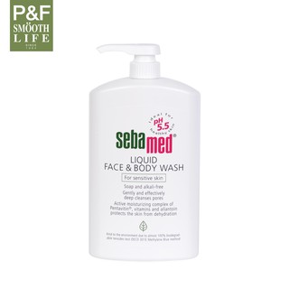 Sebamed liquid face and body wash 200ml/1000ml ซีบาเมด ผลิตภัณฑ์ทำความสะอาดผิวชนิดเหลว