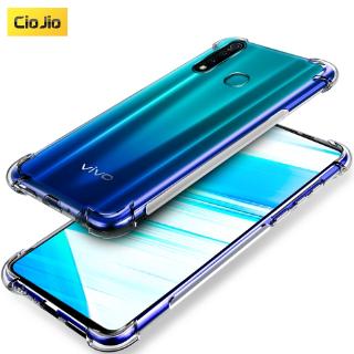 เคส VIVO NEX 3 NEX Dual Display V19 V17 pro Y50 Y30 โปร่งใสโทรศัพท์ซิลิโคนกันกระแทกสำหรับ