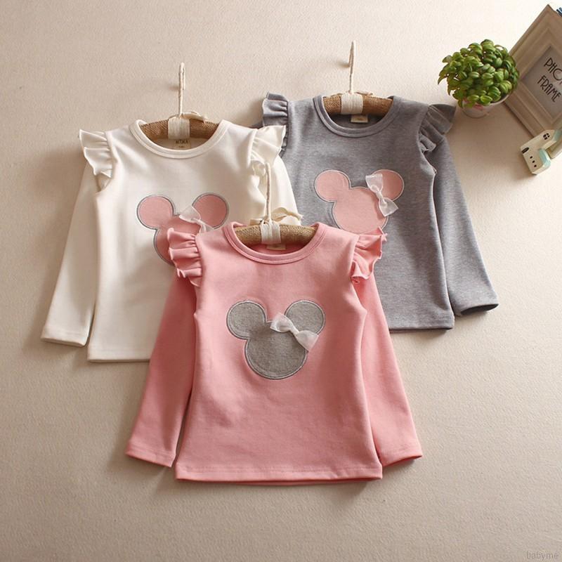 babyme เสื้อยืดเด็กแขนยาวคอกลมลายการ์ตูน