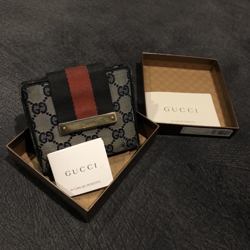 กระเป๋าสตางค์ Gucci Wallet แท้ มือสอง สภาพดี