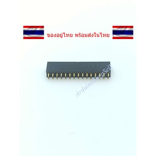 (100) 2.54mm pitch Double-row female socket 2x15P (ไม่มีเก็บปลายทาง)