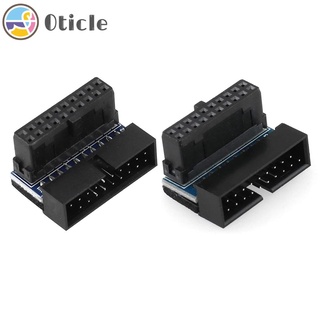 Oticle Usb 3.0 20 Pin Male To Female อะแดปเตอร์ขยายมุมขวาสําหรับเมนบอร์ด