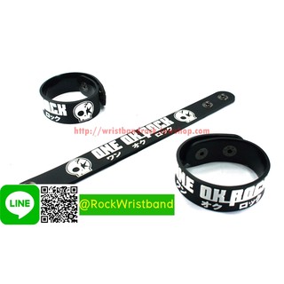 ONE OK ROCK ขายริสแบนด์ วันโอเคร็อก ORK145NA Wristband สายรัดข้อมือวงร็อค